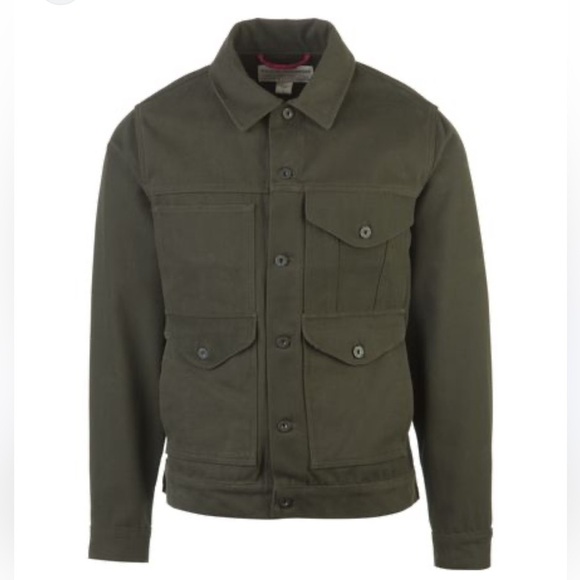 NWOT Men’s FILSON lined short cruiser Jacket Burnt Olive xs - Picture 4 of 14